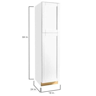 Armário de despensa 18 X 24 X 84