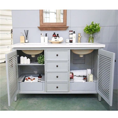 Pia dupla de 48 polegadas